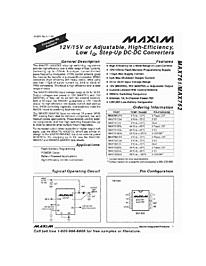 DataSheet MAX762 pdf